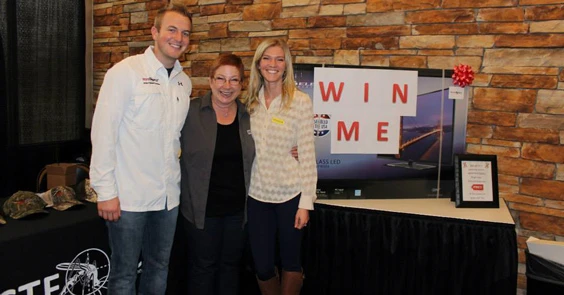 Boydston pest control team members at an event