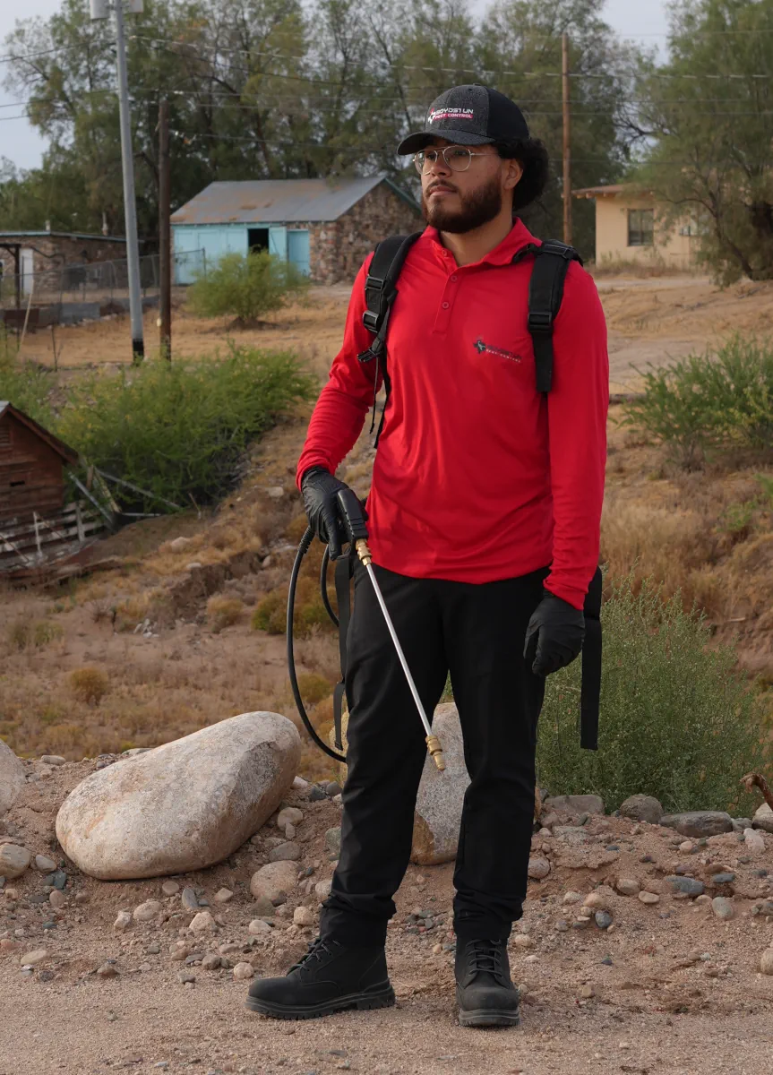 Midland Texas pest control technician