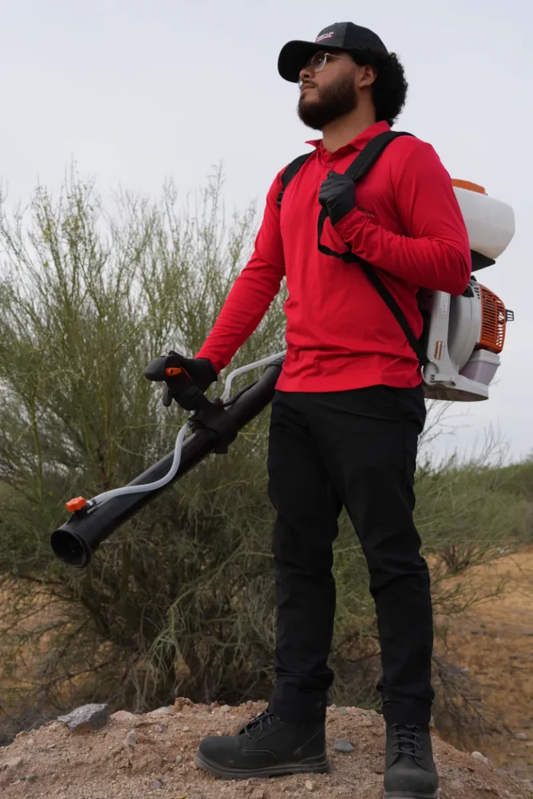 Top tier pest control equipment used by a licensed pest control technician